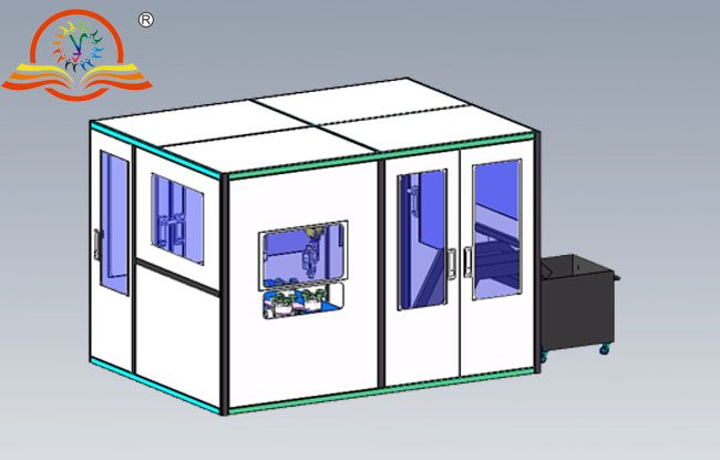 數(shù)控鋸切設備SDY-6R25-3T CNC-非標定制-特殊鑄件冒口機器人-激光切割）